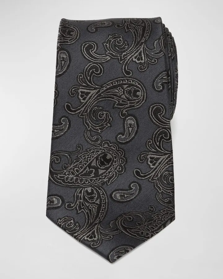 Men's Iron Man Paisley Silk Tie