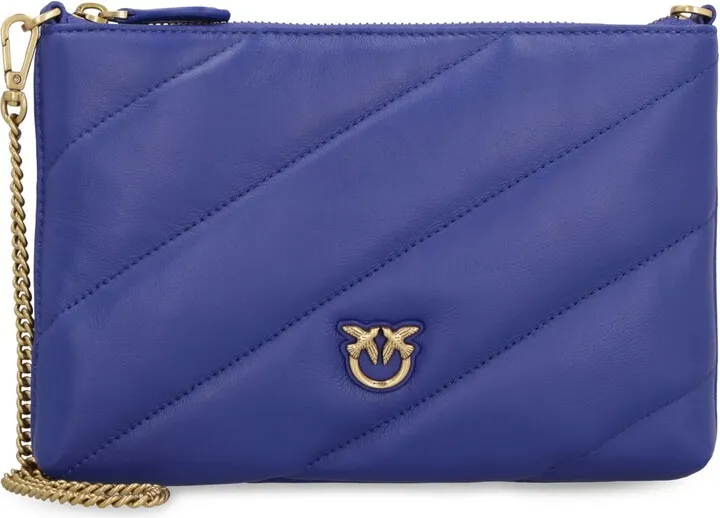 Love Simply Quilted Leather Shoulder Bag