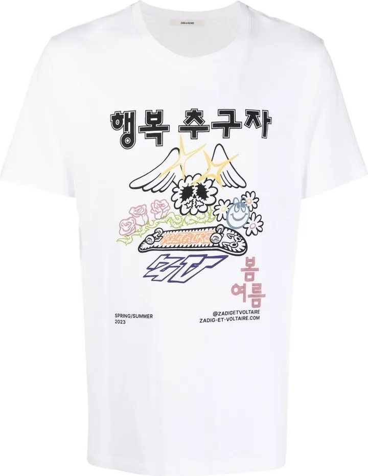 graphic print cotton T-shirt