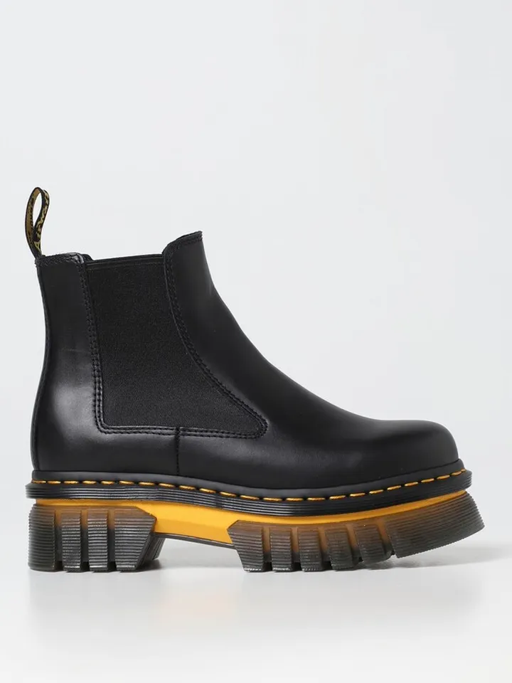 Flat booties woman Dr. Martens