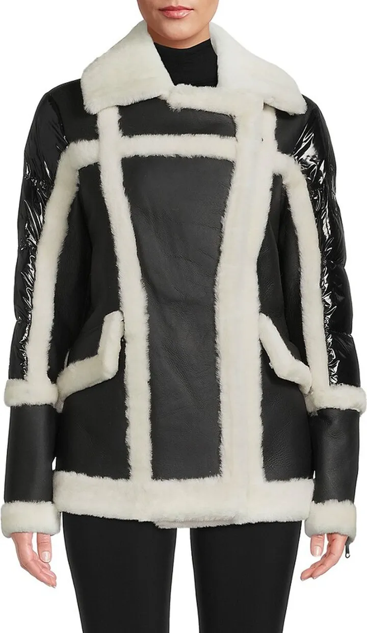 Faux Fur & Leather Jacket