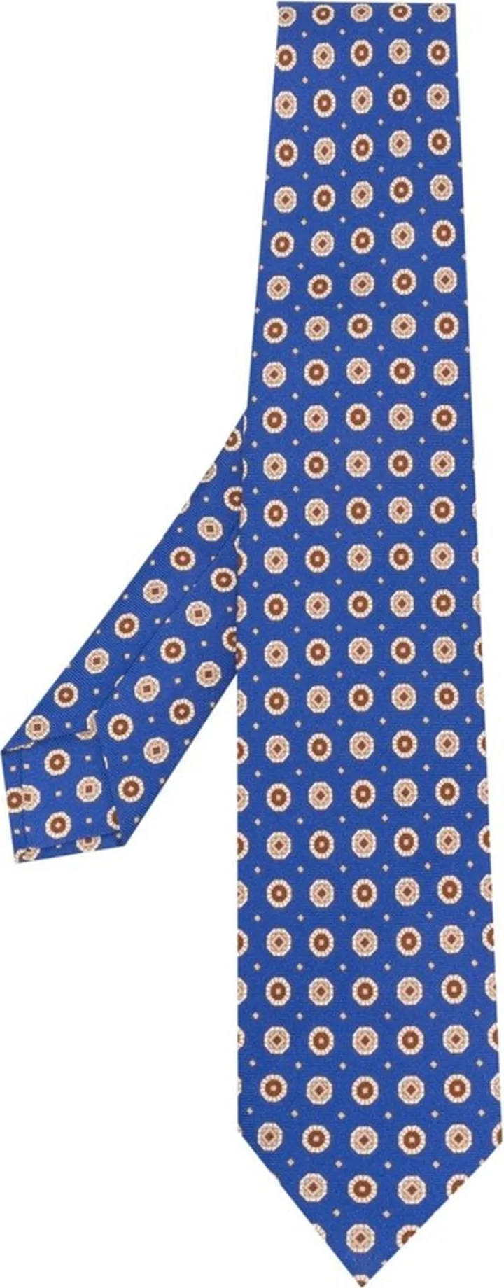 Graphic-Print Silk Tie