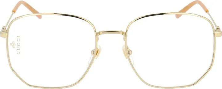 Gucci Eyewear Hexagon Frame Glasses