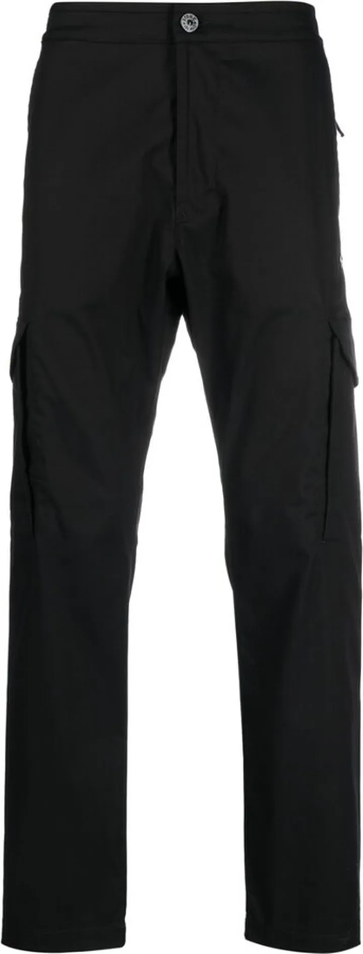 Mid-Rise Tapered-Leg Trousers