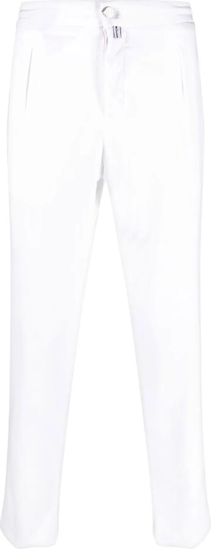 Logo-Patch Straight-Leg Trousers