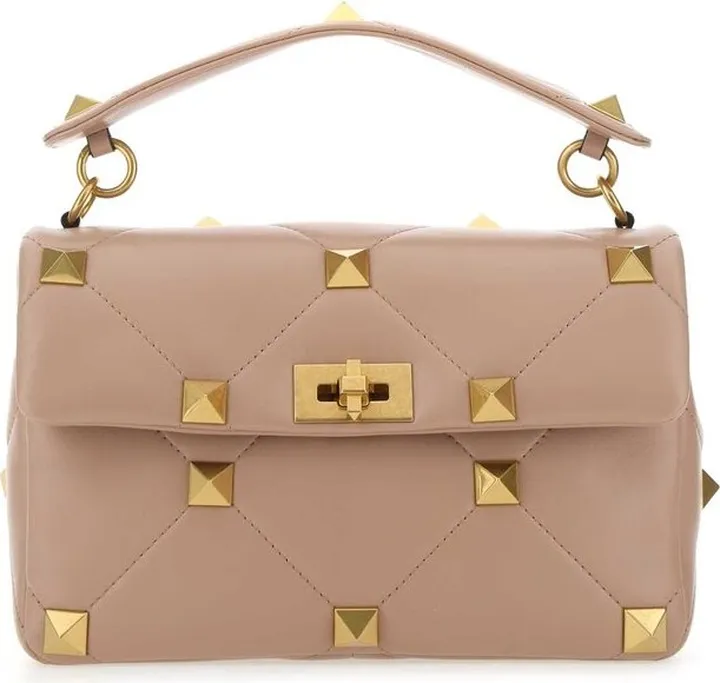Valentino Garavani Roman Stud Quilted Tote Bag