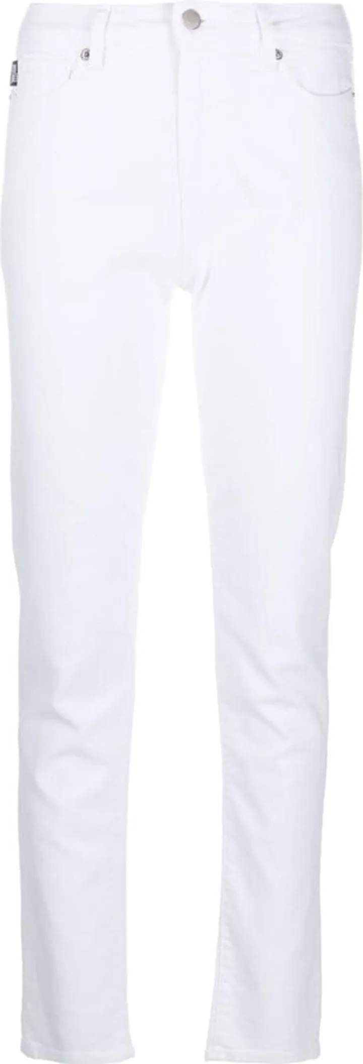 Embroidered-Logo Slim-Cut Jeans