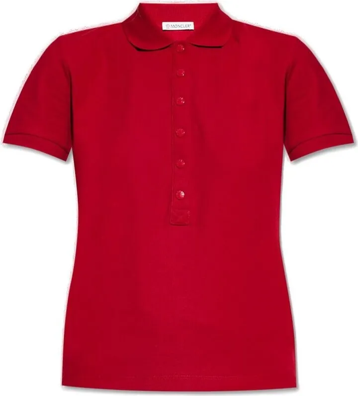 Moncler Logo-Patch Detailed Polo Shirt