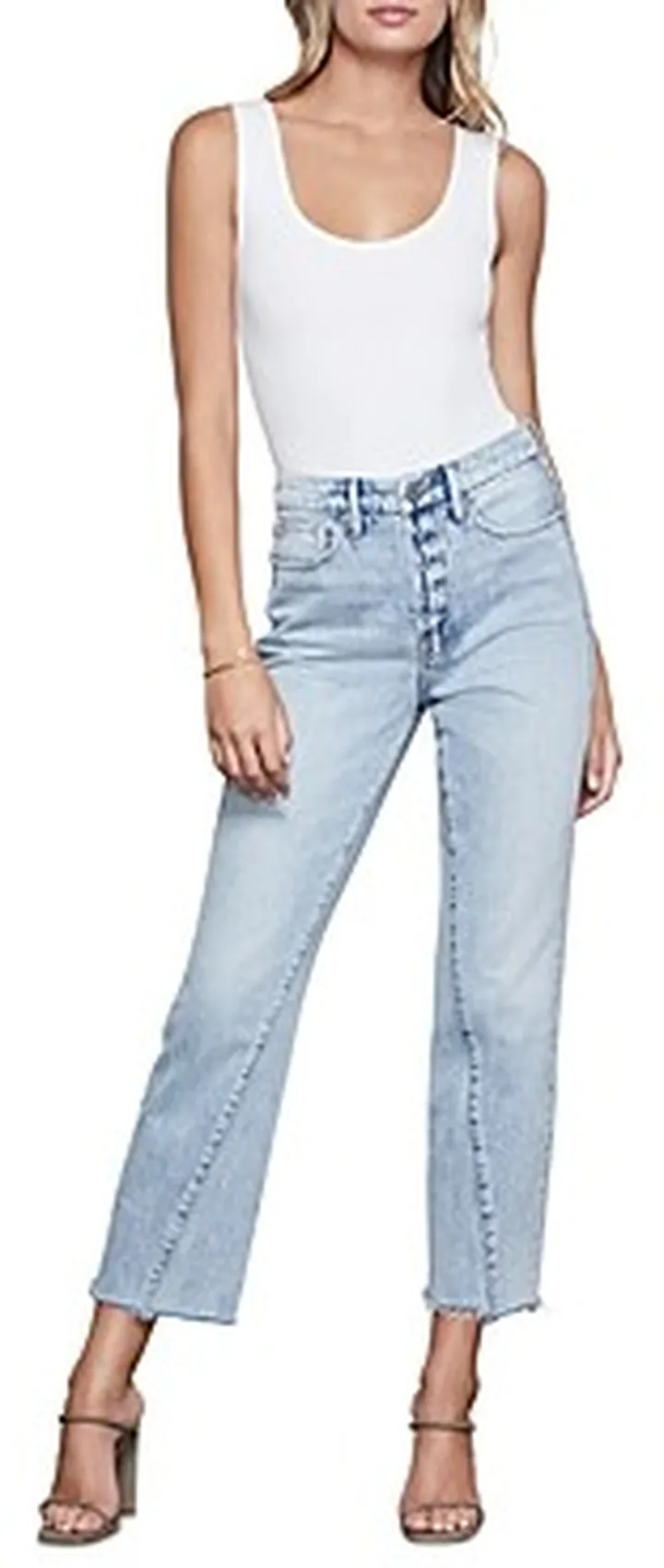 Good American Scoop Neck Tank Bodysuit