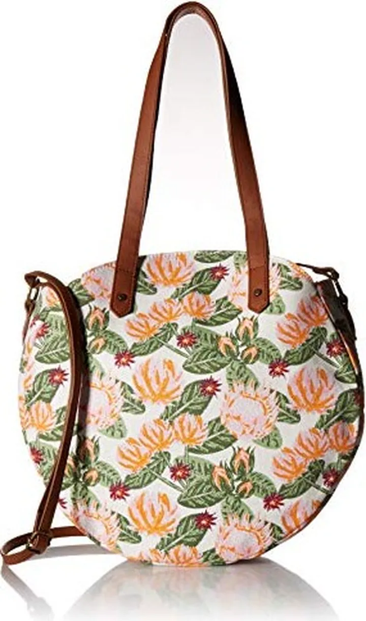 T-Shirt & Jeans Womens Floral Tambourine Tote