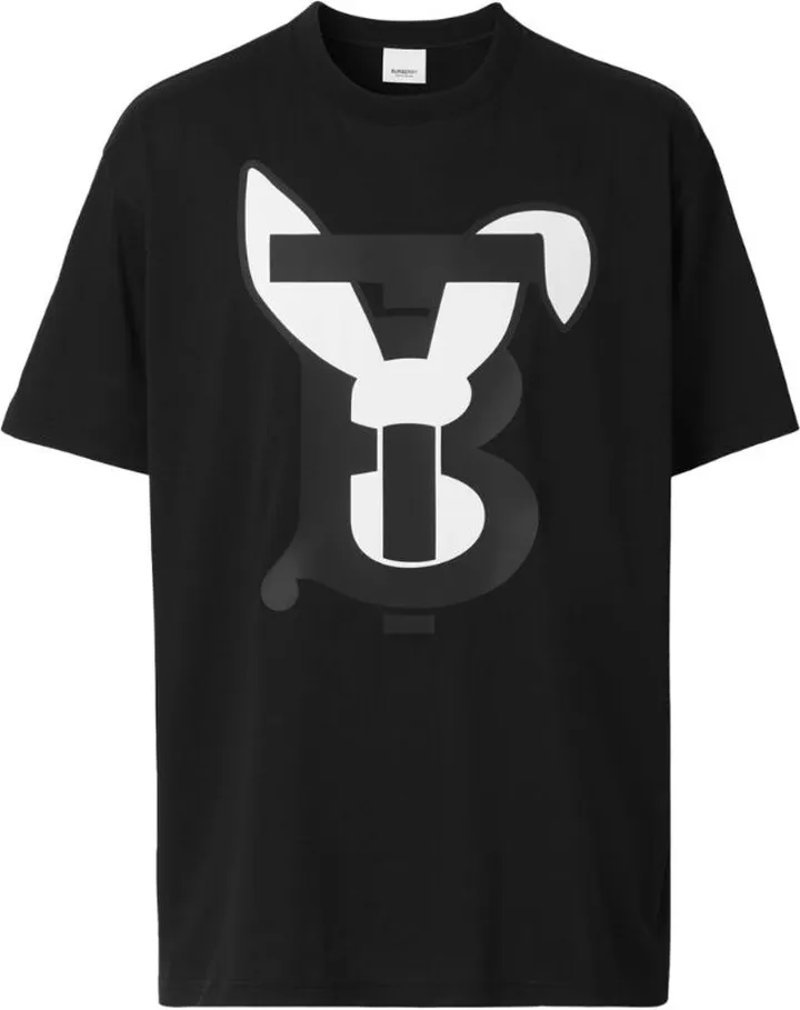 Burberry Rabbit Print Tb Monogram T-Shirt