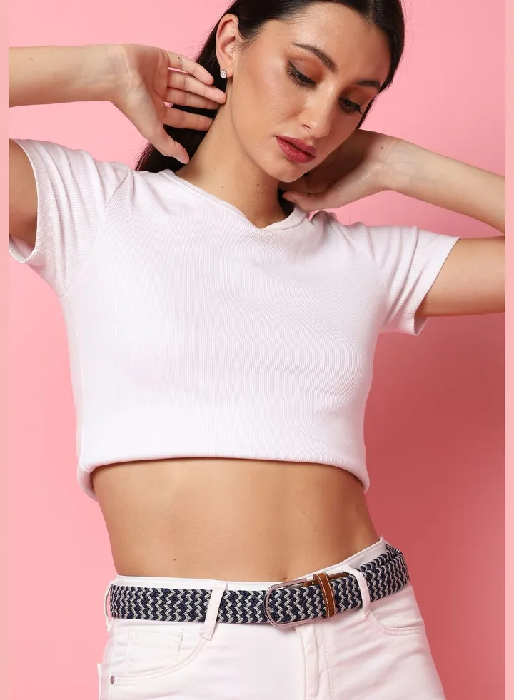 Casual Textured Fabric Waist Belt For Men