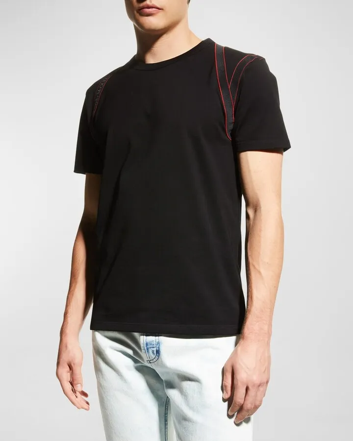 Men's Logo-Tape Harness T-Shirt