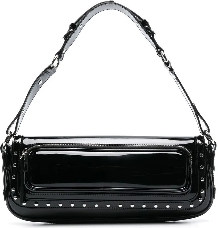 Maddy patent leather shoulder bag