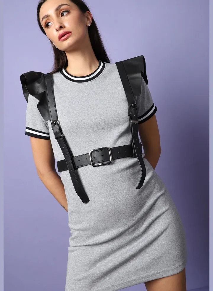 Casual Solid PU Leather Waist Belt For Women