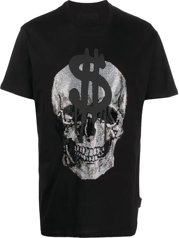 Skull-print crew-neck T-shirt