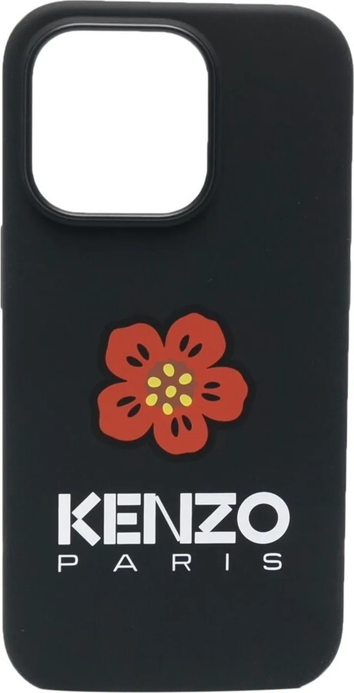 Black Boke Flower IPhone 14 Pro Case