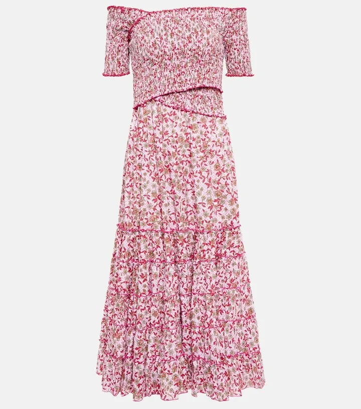 Soledad floral midi dress