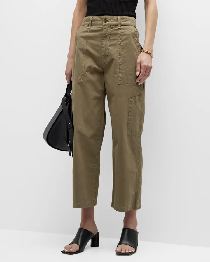Daria Wide-Leg Utility Pants
