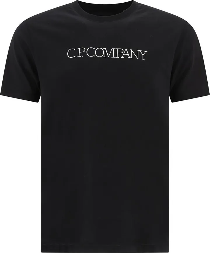 C.P. Company Logo Printed Crewneck T-Shirt