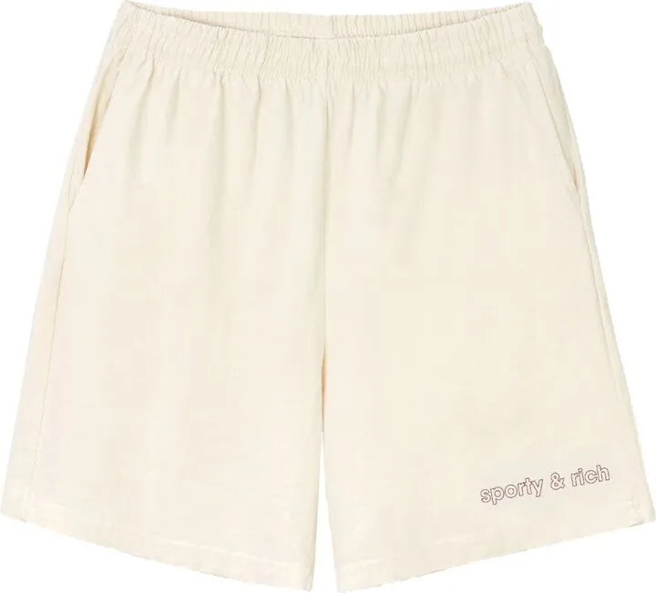 Embroidered-Logo Cotton Shorts