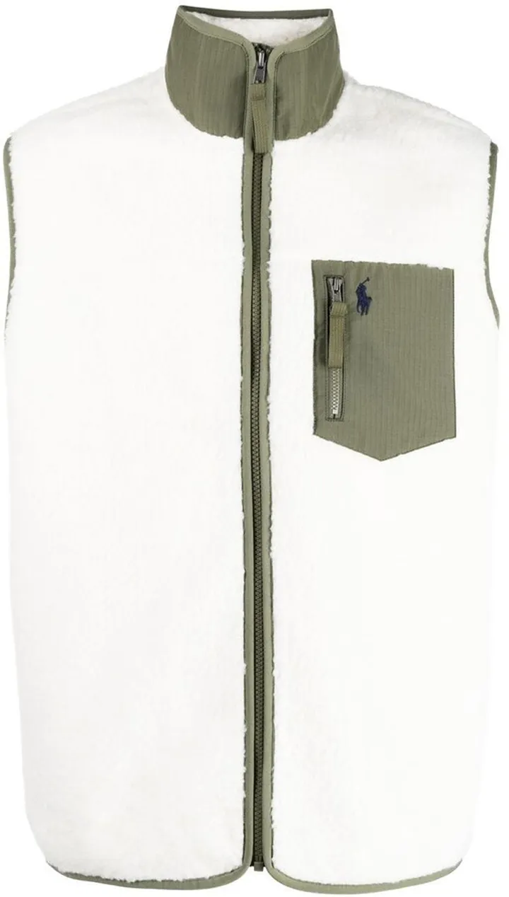 Two-Tone Fleece Gilet