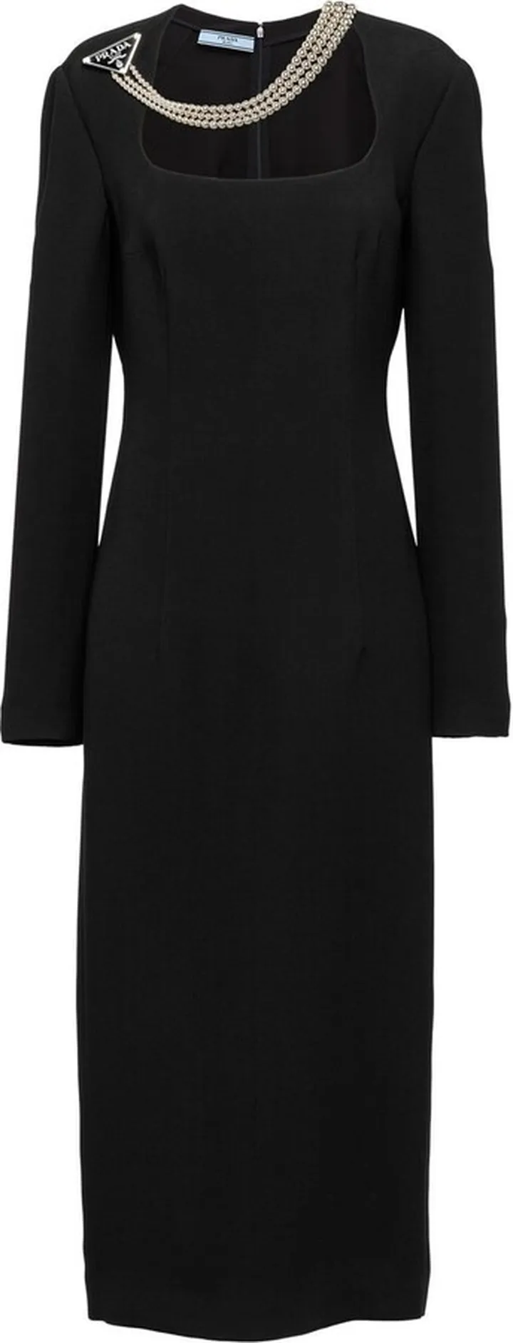 necklace-embellished Cady dress