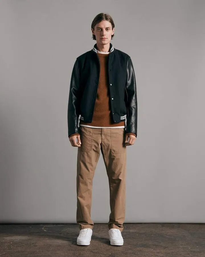 Varsity Leather Jacket