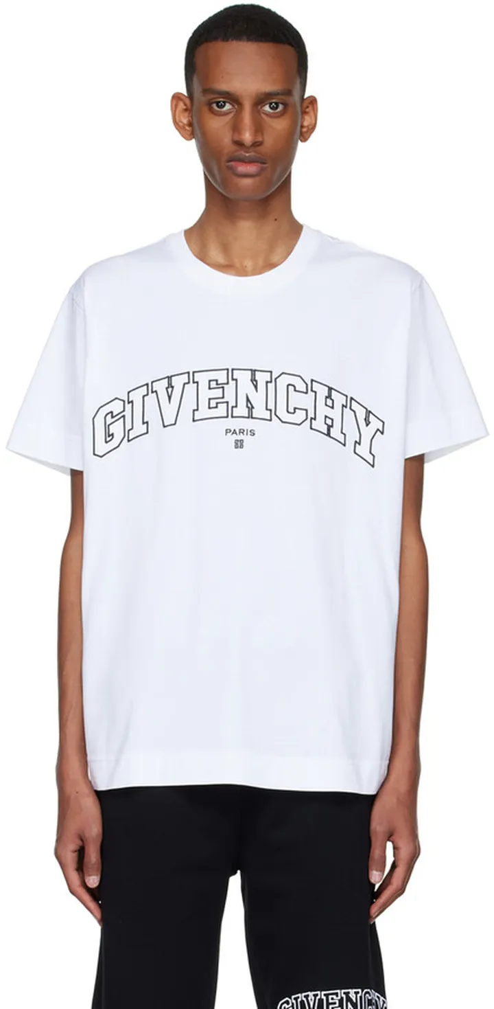 Givenchy White Cotton T-Shirt