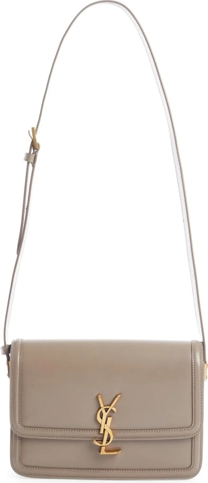 Medium Solferino Leather Shoulder Bag