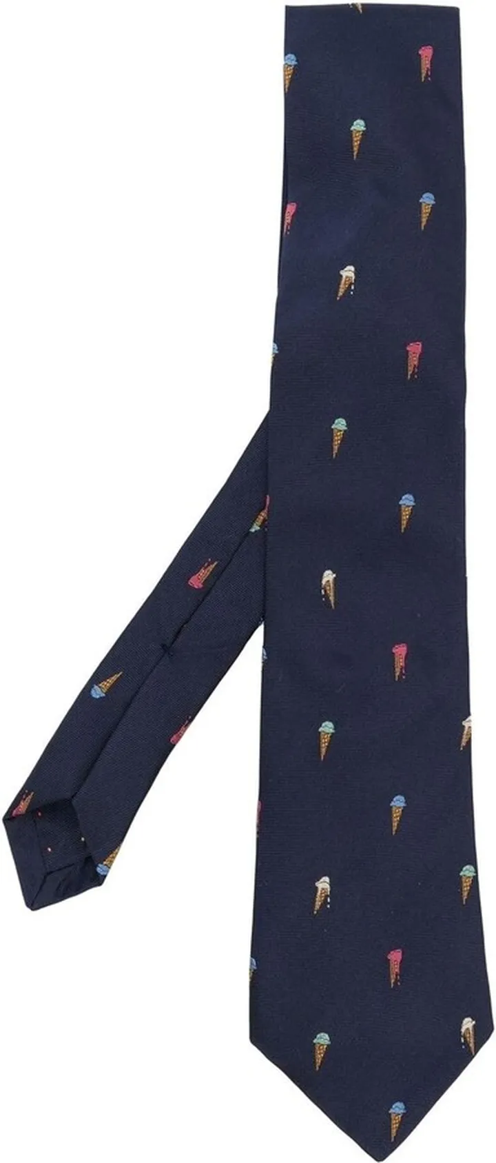 Icecream-Print Tie