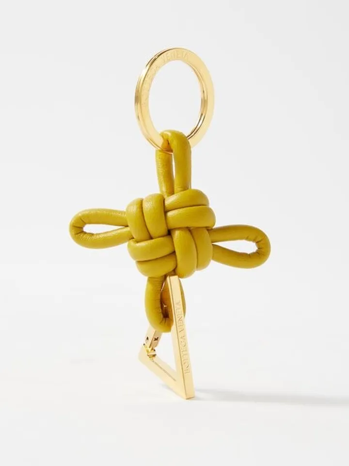 Knot Leather Key Ring