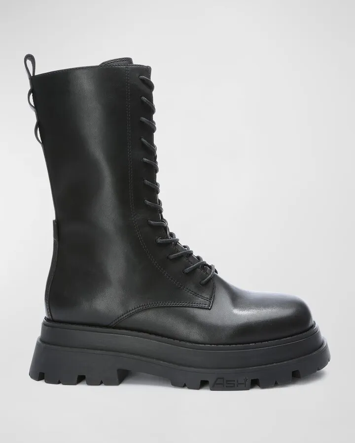 Elton Calfskin Combat Boots