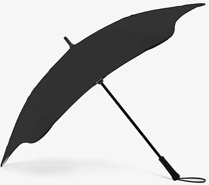 Womens Black Exec Woven Umbrella 138cm