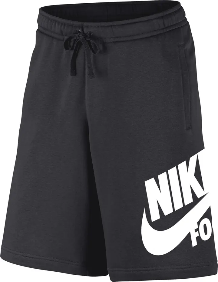 Men's Nike Sportswear Club Fleece Football Shorts in Grey
