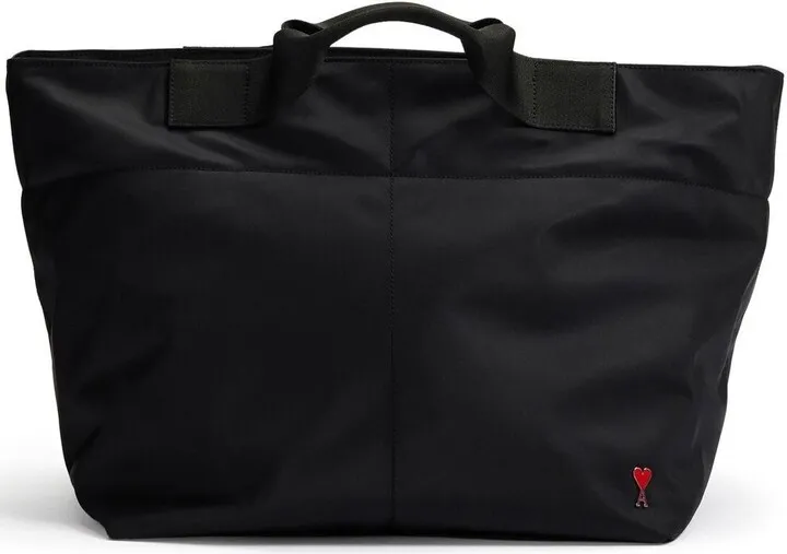 Black Ami De Coeur Monogram Tote Bag