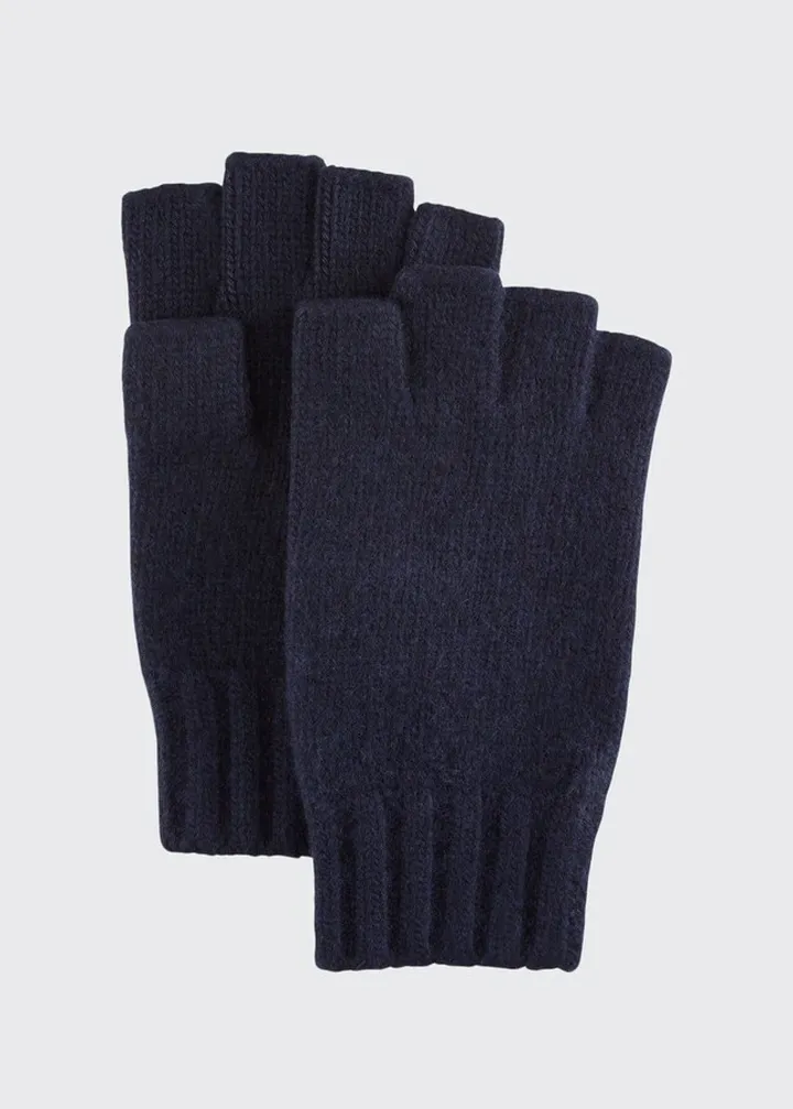 Men's Cashmere Fingerless Gloves