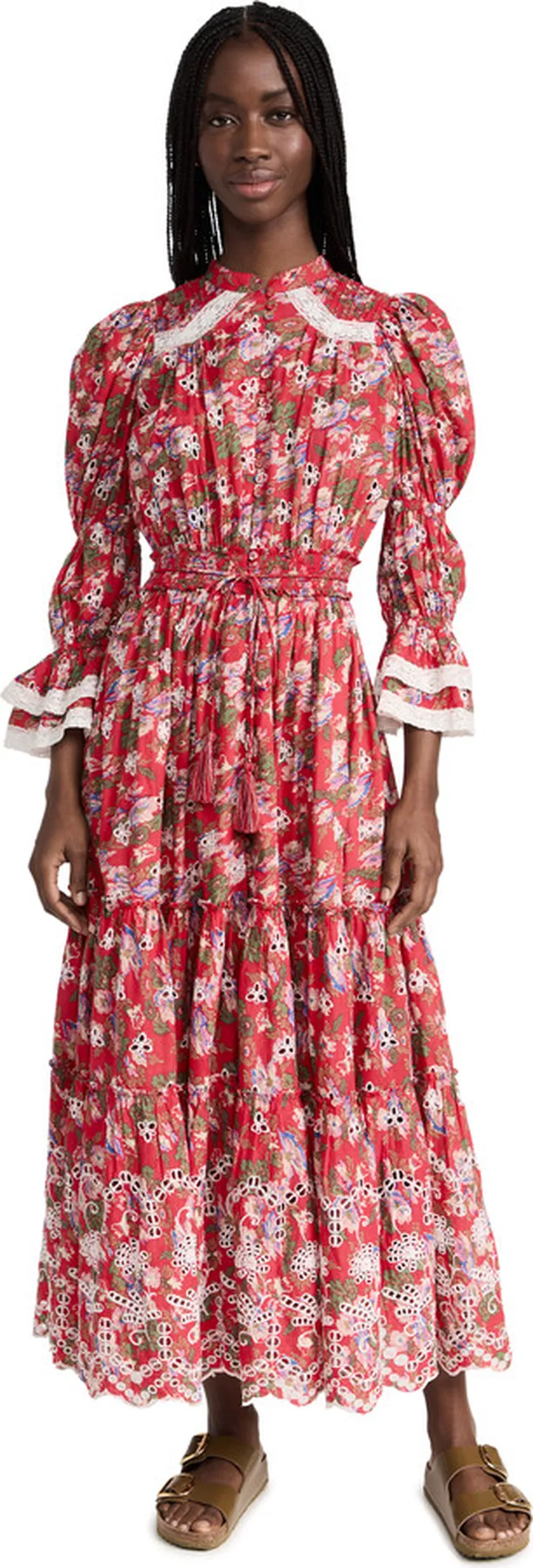 byTiMo Broderie Anglaise Midi Dress