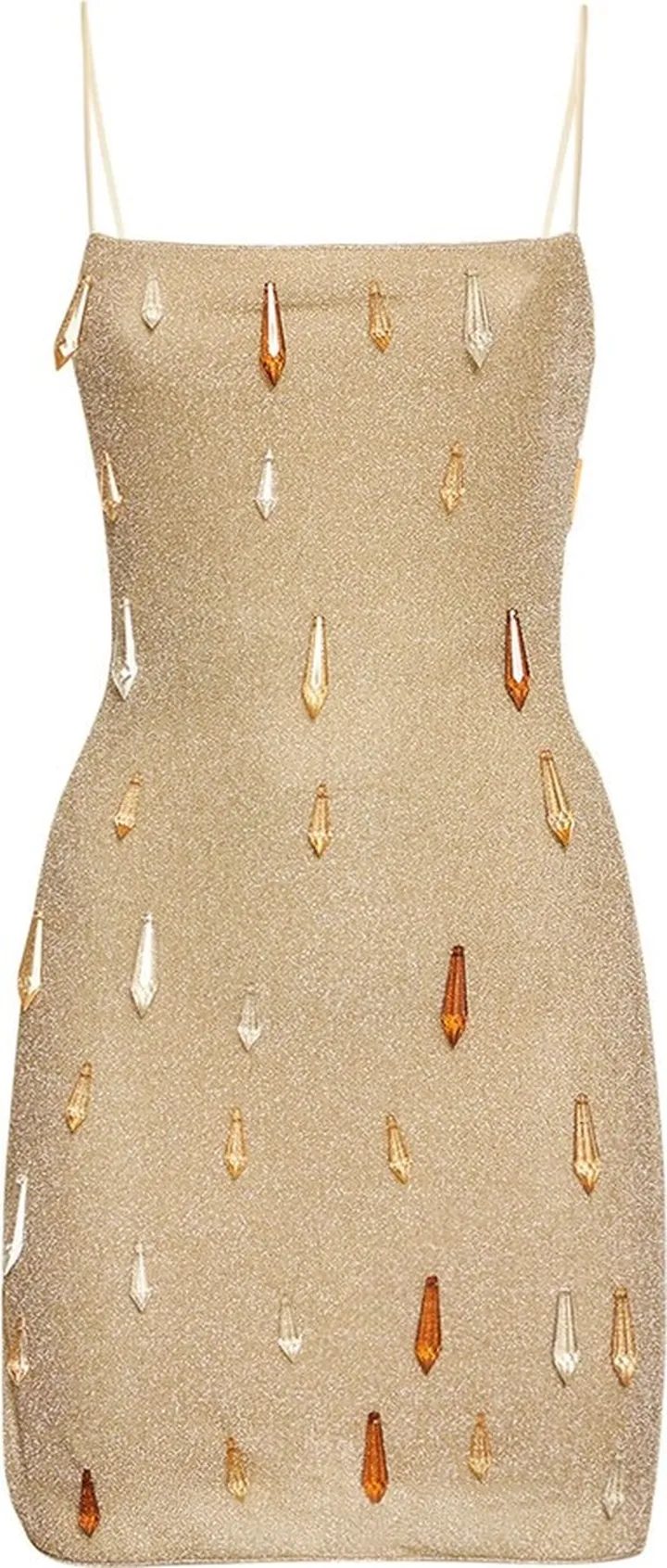 Lumière embellished mini slip dress