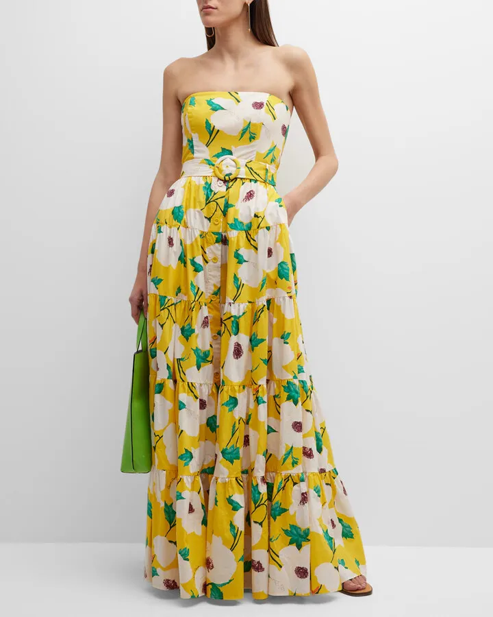Regina Floral Tiered Maxi Dress