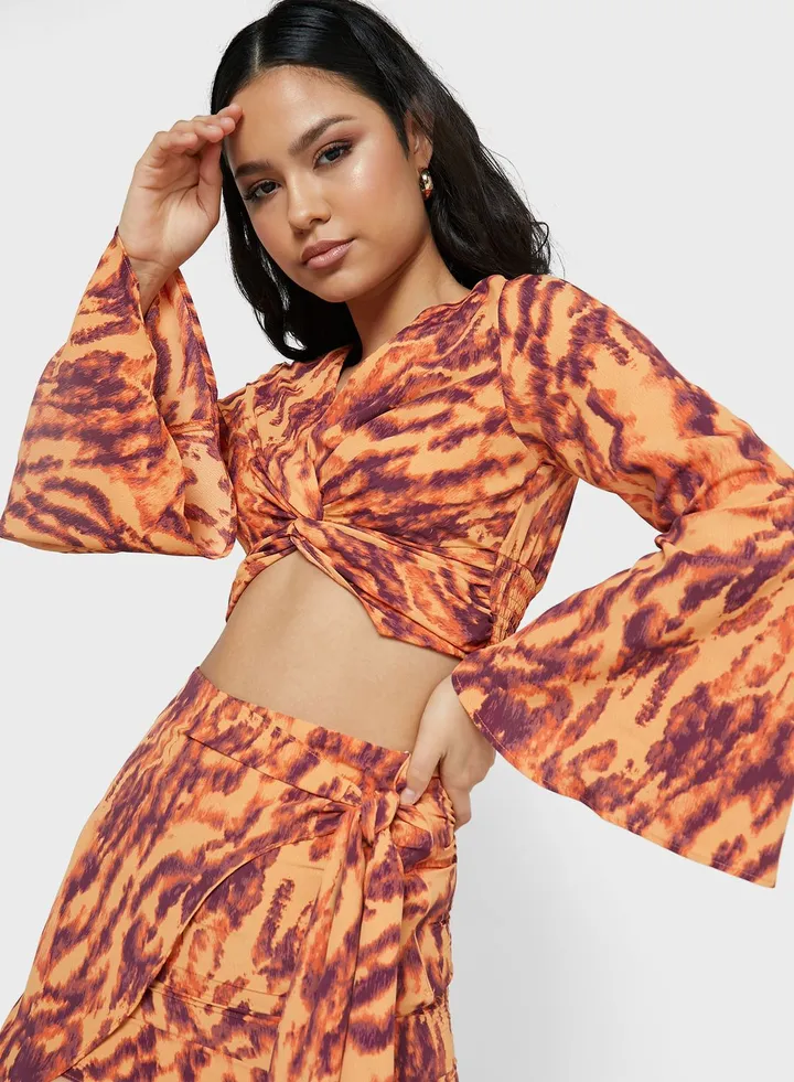 Flute Sleeve Top