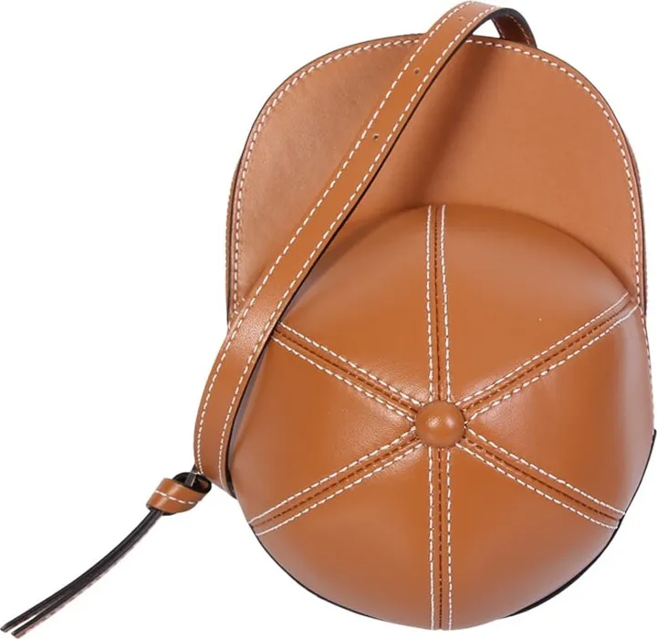 Brown Cap Midi Bag