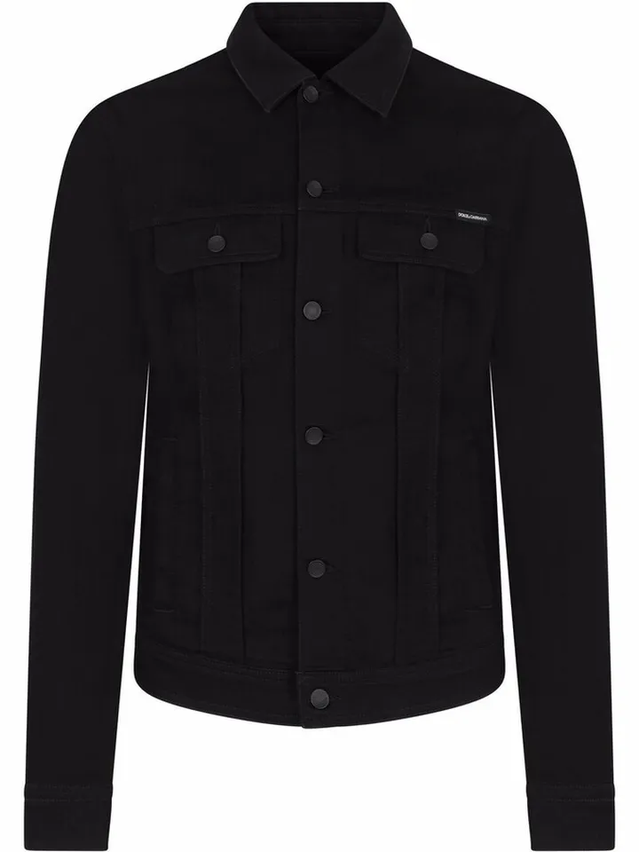Camp Collar Denim Jacket