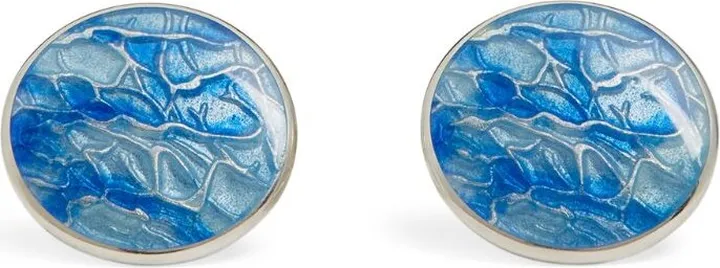 Deakin & Francis Sterling Silver Oval Cufflinks