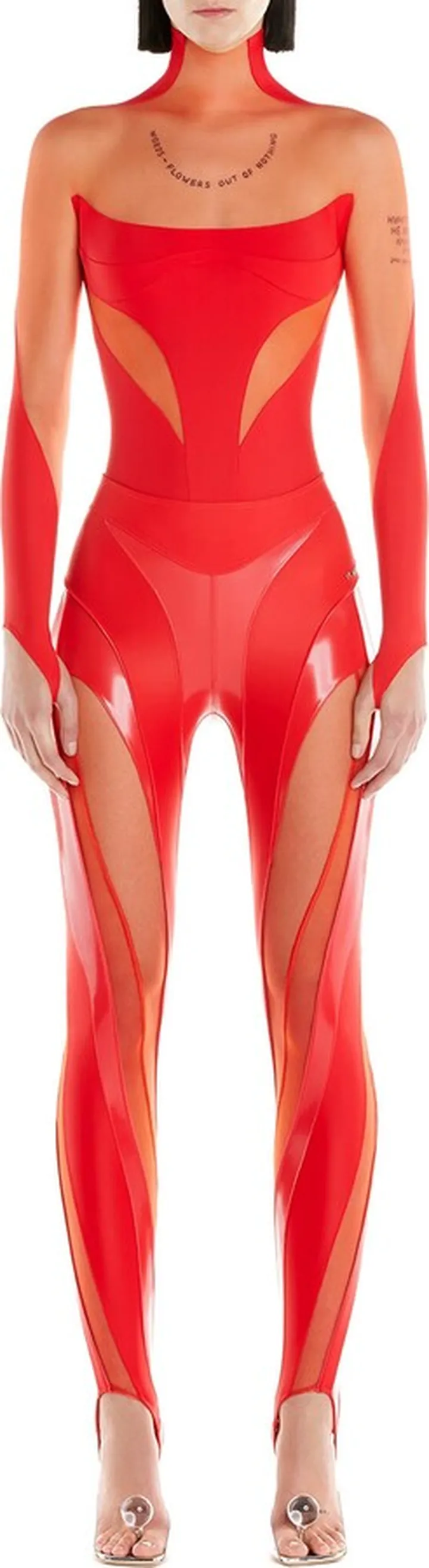 Illusion Off the Shoulder Bodysuit