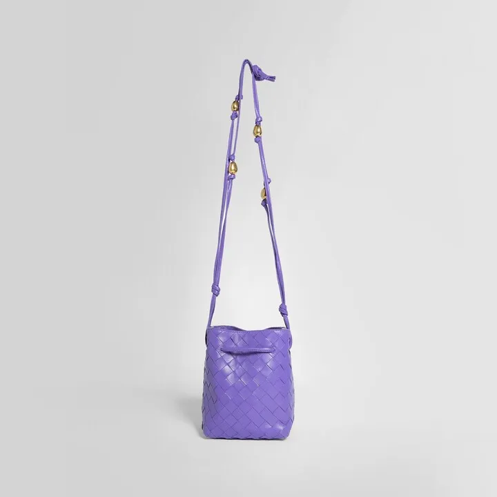 Bottega Veneta Woman Purple Shoulder Bags