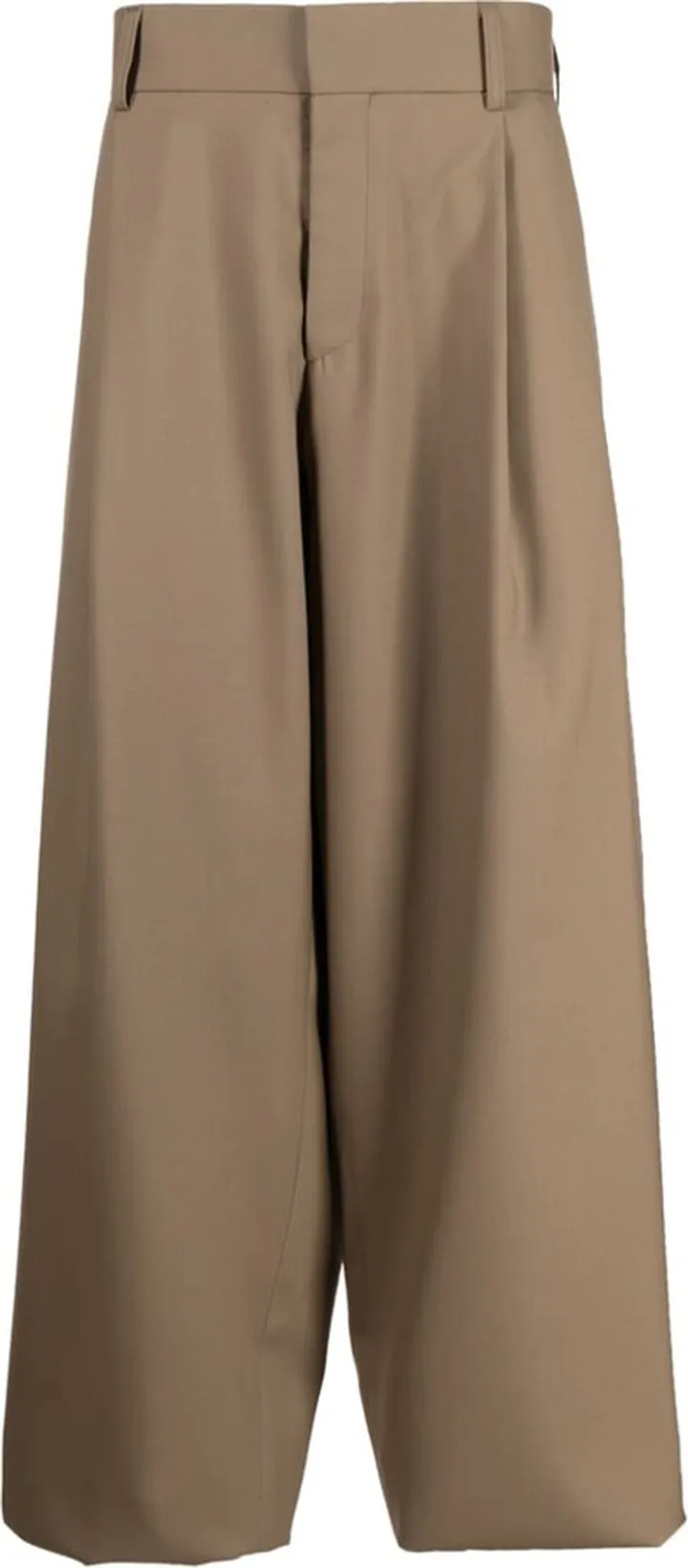 Plain Elasticated Wide Trousers
