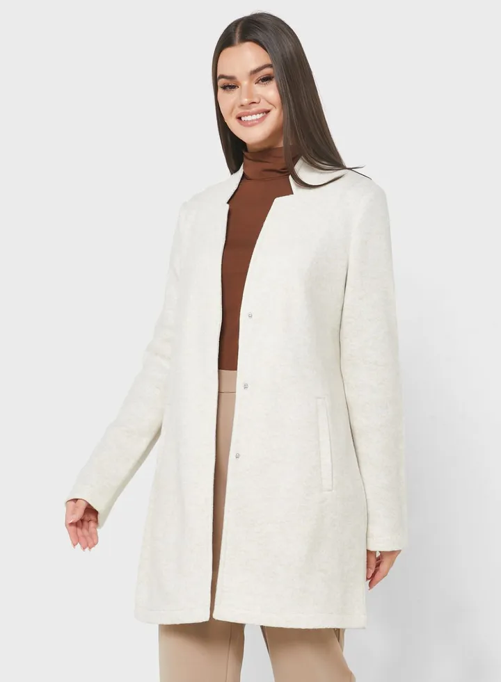 Brushed Pocket Detail Jacket