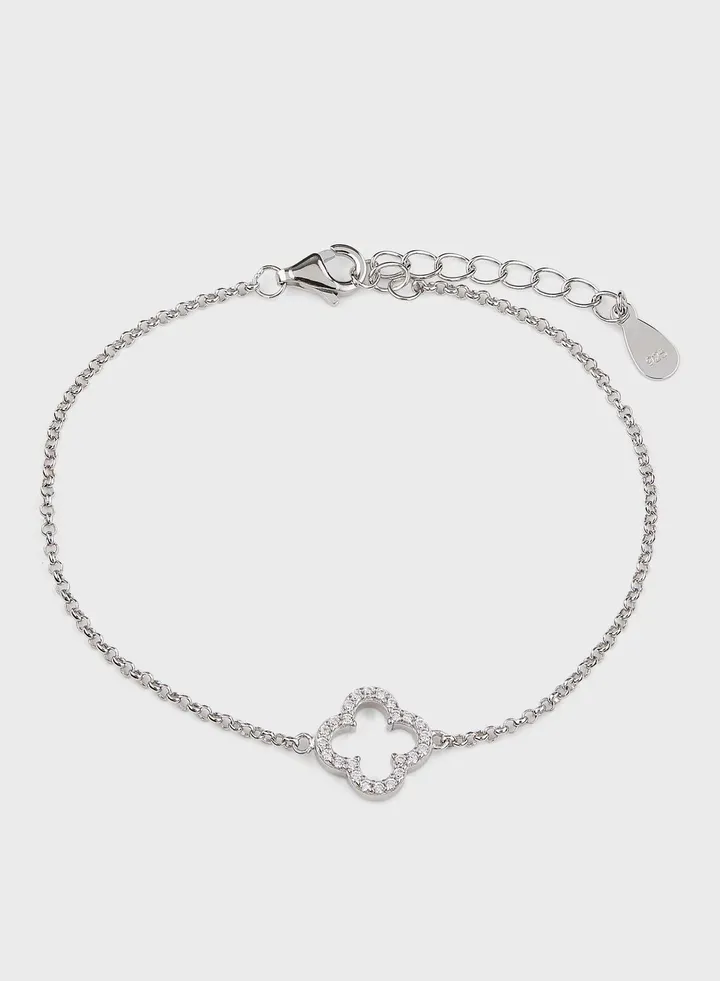 Contour Clover Bracelet