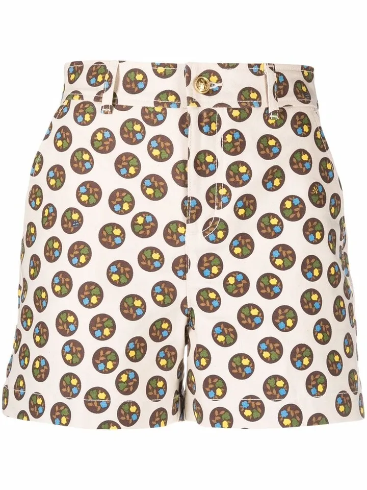 Polka-Dot Print Shorts